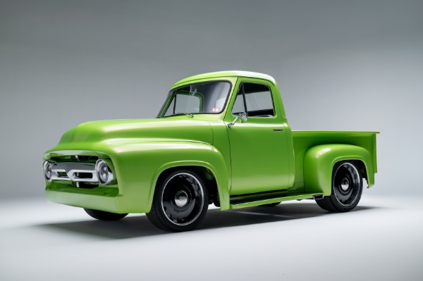 Used 1955 Ford F100 Pickup Restomod Gen 2 Coyote INCREDIBLE Build FULL Rotisserie Restored for sale Sold at Chicago Motor Cars in West Chicago IL 60185 1