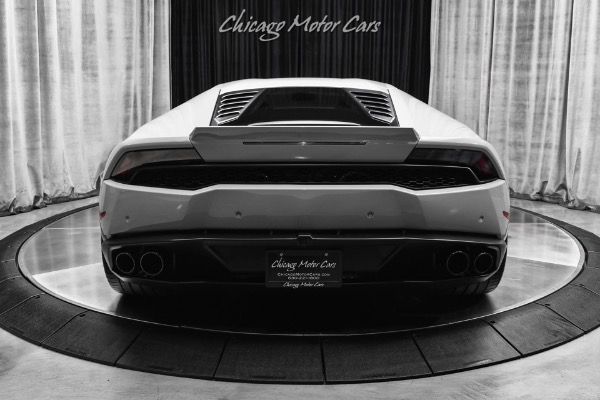 Used 2015 Lamborghini Huracan Coupe LP610-4 Titanium Exhaust! Tons of Carbon! MCS Suspension! Chalk Gray! for sale Sold at Chicago Motor Cars in West Chicago IL 60185 4