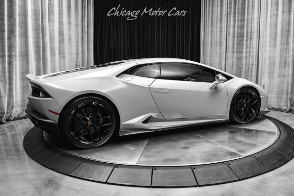 Used 2015 Lamborghini Huracan Coupe LP610-4 Titanium Exhaust! Tons of Carbon! MCS Suspension! Chalk Gray! for sale Sold at Chicago Motor Cars in West Chicago IL 60185 5