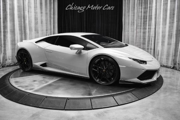 Used 2015 Lamborghini Huracan Coupe LP610-4 Titanium Exhaust! Tons of Carbon! MCS Suspension! Chalk Gray! for sale Sold at Chicago Motor Cars in West Chicago IL 60185 6