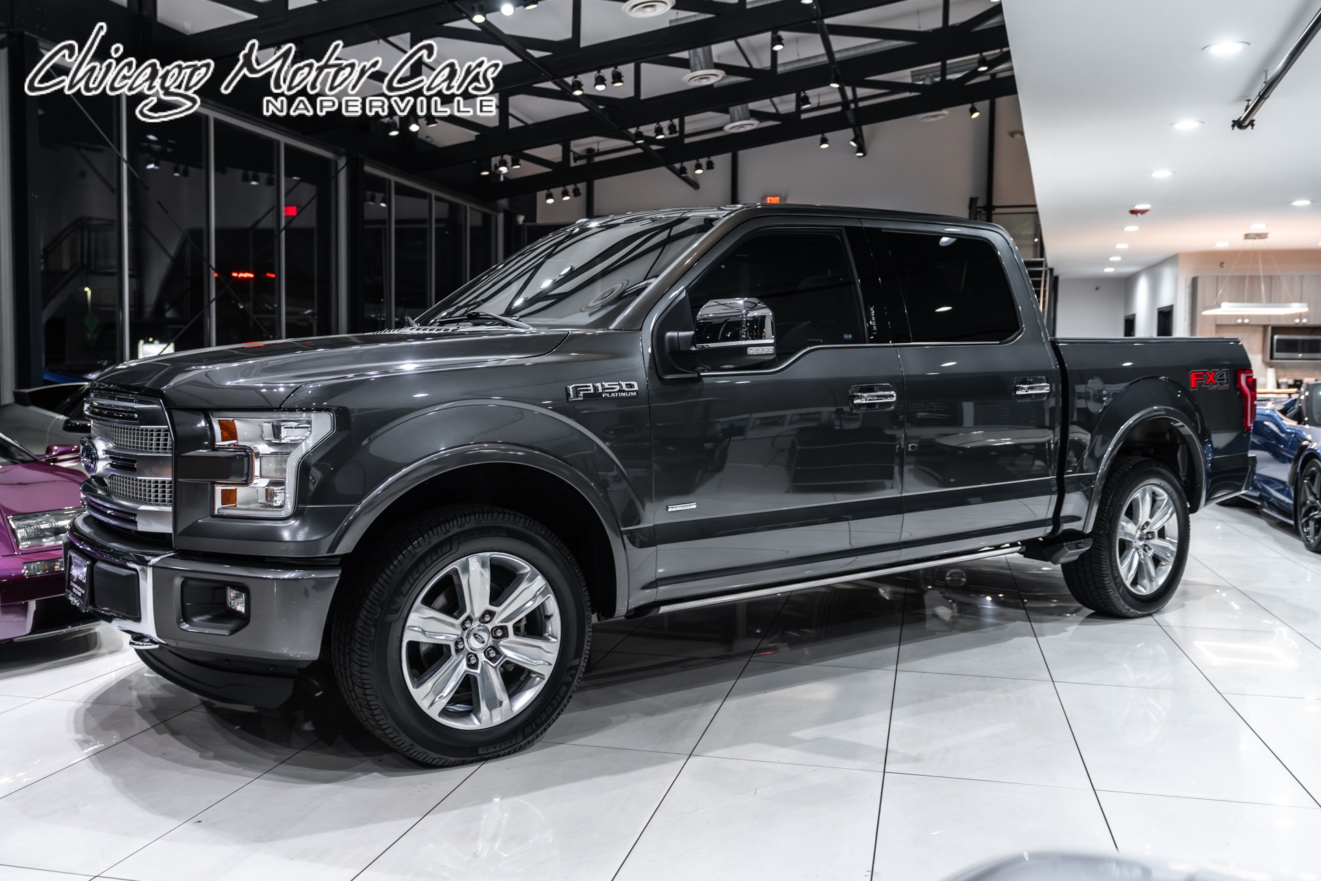 Used 2016 Ford F-150 Platinum SuperCrew Pickup Tech Pkg! Dual Moonroof! FX4 Pkg! MSRP $63K+! for sale Sold at Chicago Motor Cars in West Chicago IL 60185 1