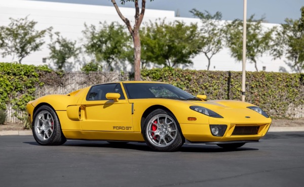 Used 2005 Ford GT No Stripe Yellow RARE GT40 BBS Wheels McIntosh Painted Brake Calipers for sale Sold at Chicago Motor Cars in West Chicago IL 60185 2