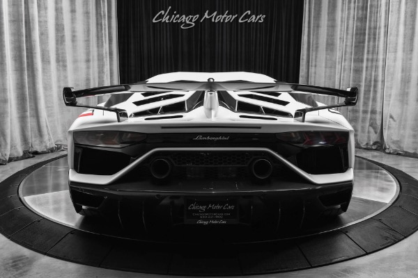 Used 2019 Lamborghini Aventador LP770-4 SVJ Coupe Only 8k Miles! Carbon Fiber Forged Strasse Wheels Upgraded Exhaust for sale Sold at Chicago Motor Cars in West Chicago IL 60185 4