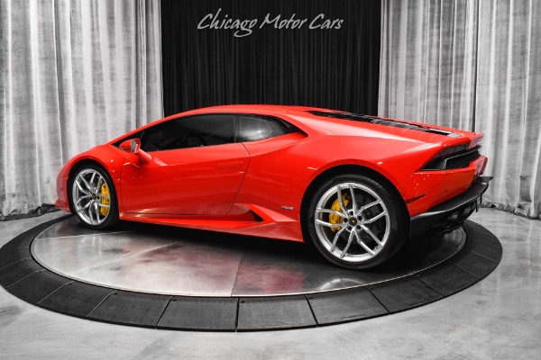Used 2015 Lamborghini Huracan LP610-4 AWD Coupe  Only 9K Miles! Sportivo Interior Rosso Mars for sale Sold at Chicago Motor Cars in West Chicago IL 60185 3