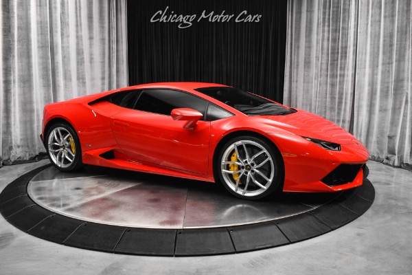 Used 2015 Lamborghini Huracan LP610-4 AWD Coupe  Only 9K Miles! Sportivo Interior Rosso Mars for sale Sold at Chicago Motor Cars in West Chicago IL 60185 6