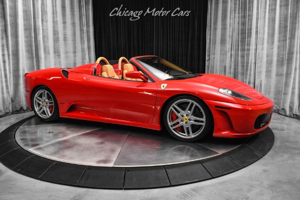 Used 2008 Ferrari F430 Spider Fully Serviced Carbon Fiber Red/Tan! 90% Clutch life! LOADED for sale Sold at Chicago Motor Cars in West Chicago IL 60185 6