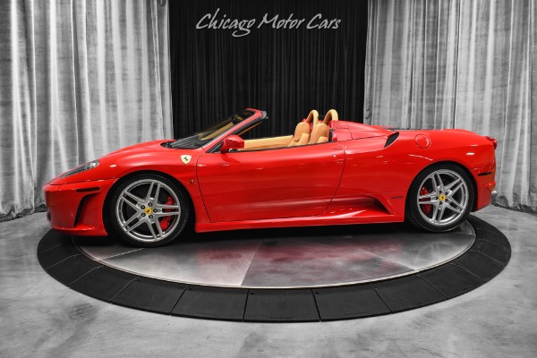 Used 2008 Ferrari F430 Spider Fully Serviced Carbon Fiber Red/Tan! 90% Clutch life! LOADED for sale Sold at Chicago Motor Cars in West Chicago IL 60185 1