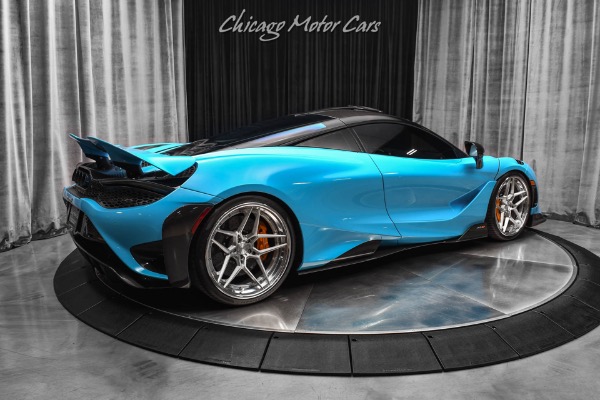 Used 2021 McLaren 765LT MSO Fistral Blue! Huge $463k+ MSRP! Carbon Fiber Pack 1,2 &3 Upgrades for sale Sold at Chicago Motor Cars in West Chicago IL 60185 5