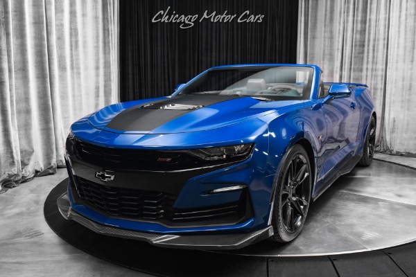 Used 2019 Chevrolet Camaro 2SS Convertible! Riverside Blue Metallic! Corsa Exhaust! Tons of Carbon Fiber! for sale Sold at Chicago Motor Cars in West Chicago IL 60185 2