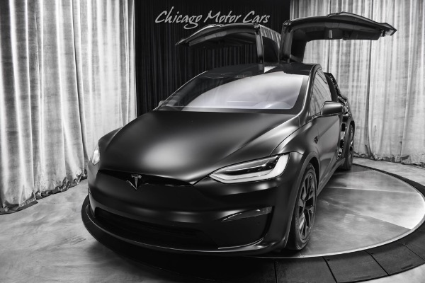 Used 2022 Tesla Model X Plaid MSRP $153k+ AutoPilot Stealth Paint Protection Film LOADED for sale Sold at Chicago Motor Cars in West Chicago IL 60185 2