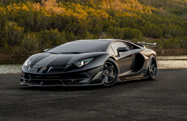Used 2019 Lamborghini Aventador SVJ LP770-4 Coupe Novitec Carbon Gintani Exhaust Vossen Wheels Ext Warranty for sale Sold at Chicago Motor Cars in West Chicago IL 60185 1