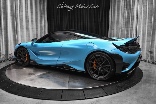 Used 2021 McLaren 765LT Curacao Blue! Harness Bar! Carbon FIber Racing Seats! Front Lifter! for sale Sold at Chicago Motor Cars in West Chicago IL 60185 3