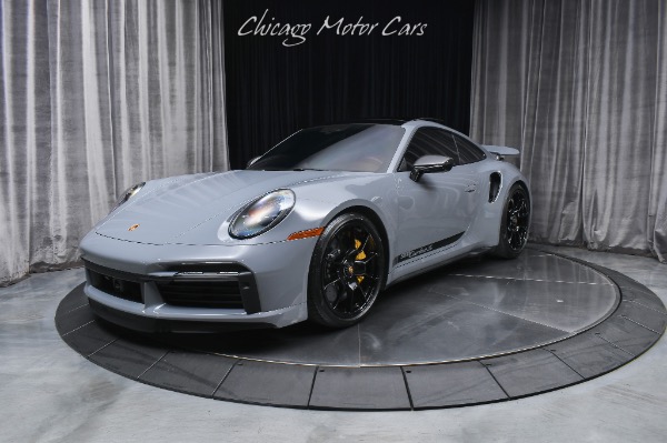 Used 2023 Porsche 911 Turbo S Coupe Arctic Gray Front Axle Lifter Burmester Surround Sound! PPF LOADED for sale $259,800 at Chicago Motor Cars in West Chicago IL 60185 2