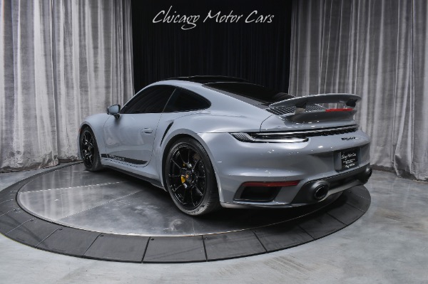 Used 2023 Porsche 911 Turbo S Coupe Arctic Gray Front Axle Lifter Burmester Surround Sound! PPF LOADED for sale $259,800 at Chicago Motor Cars in West Chicago IL 60185 3