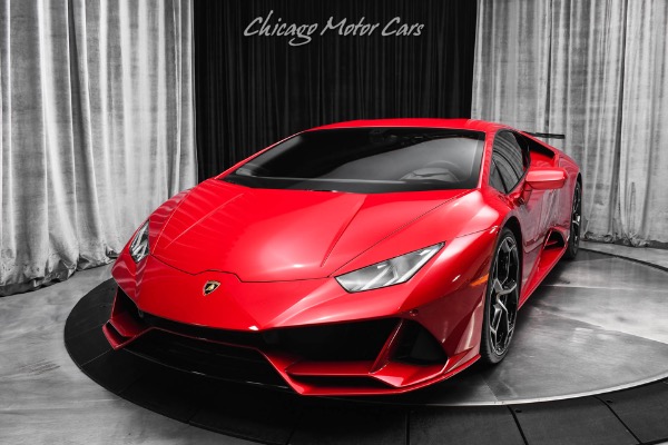 Used 2020 Lamborghini Huracan EVO Coupe AWD Front Lift Premium Sound Rosso Efesto Comfort Seats LOADED for sale Sold at Chicago Motor Cars in West Chicago IL 60185 2