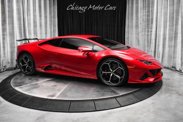 Used 2020 Lamborghini Huracan EVO Coupe AWD Front Lift Premium Sound Rosso Efesto Comfort Seats LOADED for sale Sold at Chicago Motor Cars in West Chicago IL 60185 6