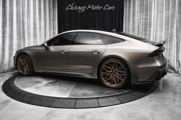 Used 2021 Audi RS7 4.0T Quattro Satin Bronze Wrap! Vossen Wheels! APR Intake+ Stage 2 Tune for sale Sold at Chicago Motor Cars in West Chicago IL 60185 3
