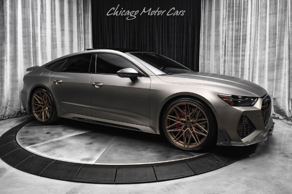 Used 2021 Audi RS7 4.0T Quattro Satin Bronze Wrap! Vossen Wheels! APR Intake+ Stage 2 Tune for sale Sold at Chicago Motor Cars in West Chicago IL 60185 6
