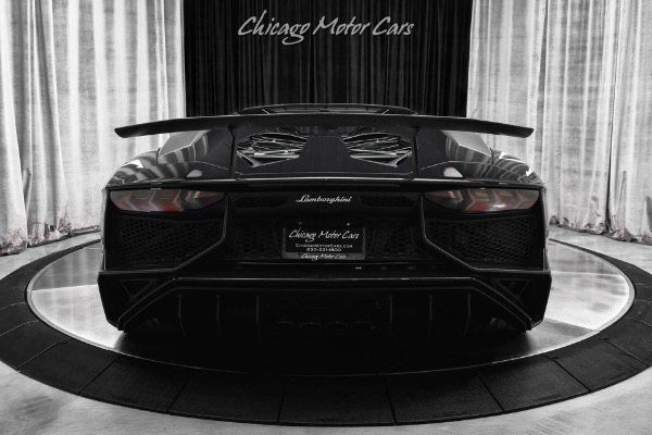 Used 2017 Lamborghini Aventador LP750-4 SV Roadster Only 8k Miles Triple Black! LOADED Serviced RARE Carbon for sale Sold at Chicago Motor Cars in West Chicago IL 60185 4