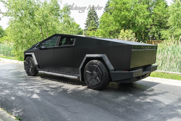 Used 2024 Tesla Cybertruck Cyberbeast Matte Black Enhanced Autopilot Side Steps Added LOADED Perfect for sale Sold at Chicago Motor Cars in West Chicago IL 60185 3