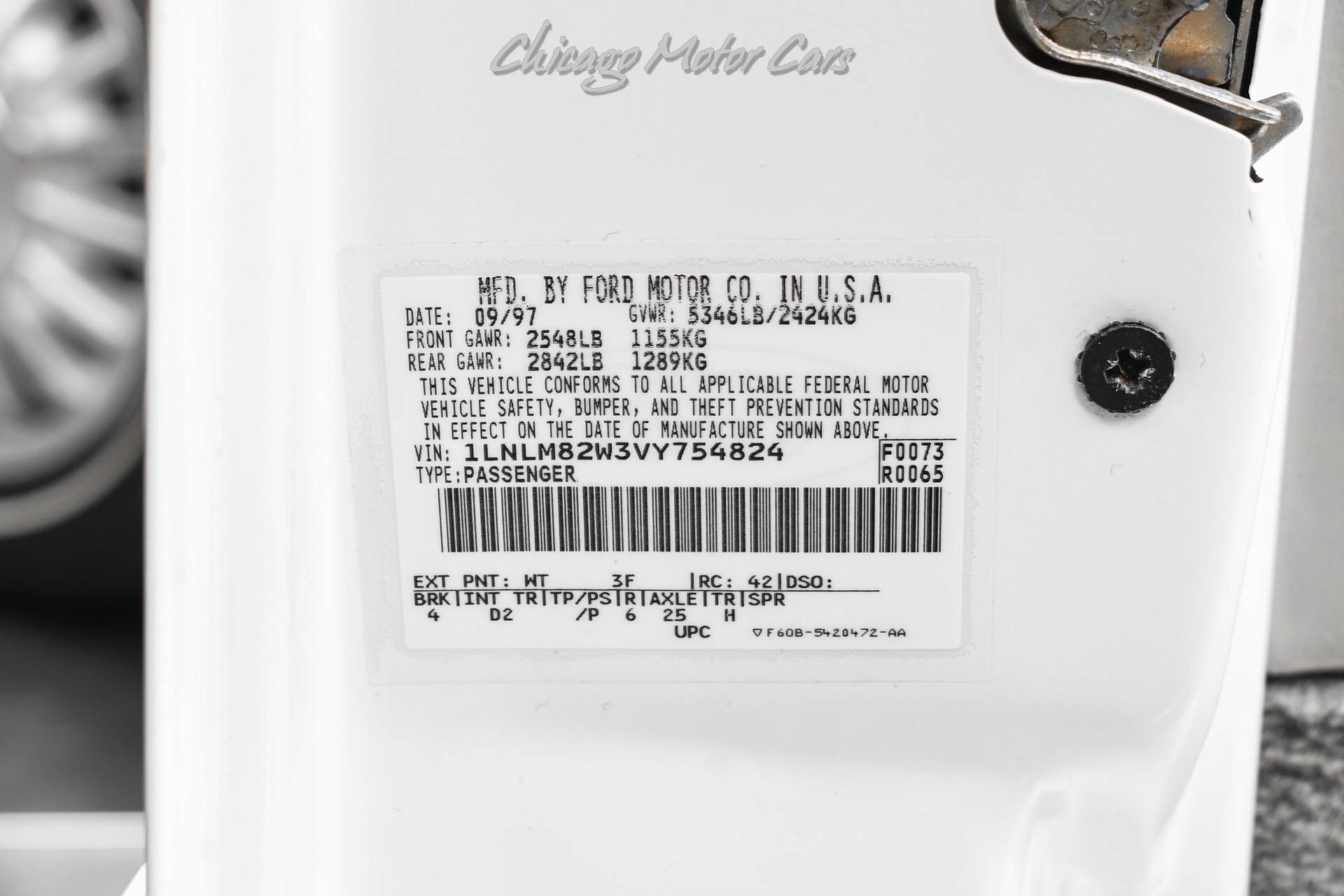 1997 LINCOLN TOWN CAR - Image 52