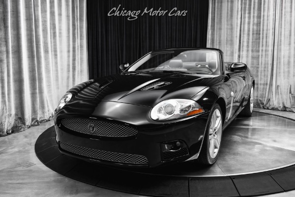 Used 2007 Jaguar XKR Triple Black! Supercharged V8! Convertible! Alpine Audio! Heated Seats! for sale Sold at Chicago Motor Cars in West Chicago IL 60185 2