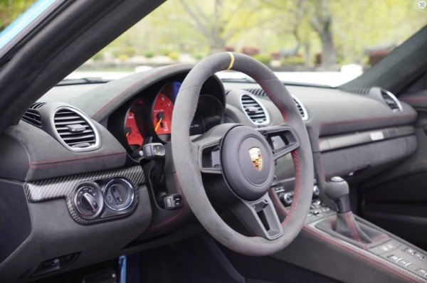 Used 2024 Porsche 718 Boxster Spyder RS Paint To Sample Only 600 Miles South Sea Blue Metallic LOADED! for sale Sold at Chicago Motor Cars in West Chicago IL 60185 5