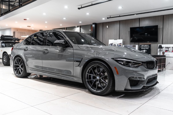 Used 2018 BMW M3 CS Sedan RARE Lime Rock Grey! LOW Miles! TONS of Carbon! M Perf. Exhaust! for sale Sold at Chicago Motor Cars in West Chicago IL 60185 5