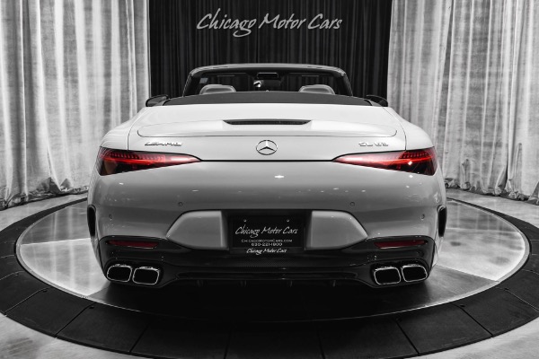 Used 2022 Mercedes-Benz SL63 AMG Convertible MSRP $202,705+ Carbon Fiber! 3D Burmester! Performance Line! for sale Sold at Chicago Motor Cars in West Chicago IL 60185 4