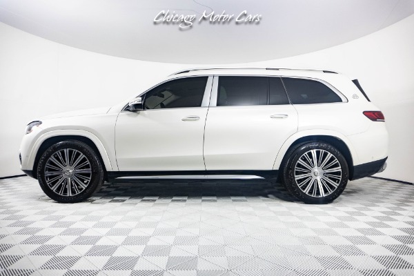 Used 2023 Mercedes-Benz GLS600 Maybach 4MATIC Exclusive Crystal White Interior! Rear Seat Tables! Manufaktur Paint for sale Sold at Chicago Motor Cars in West Chicago IL 60185 2