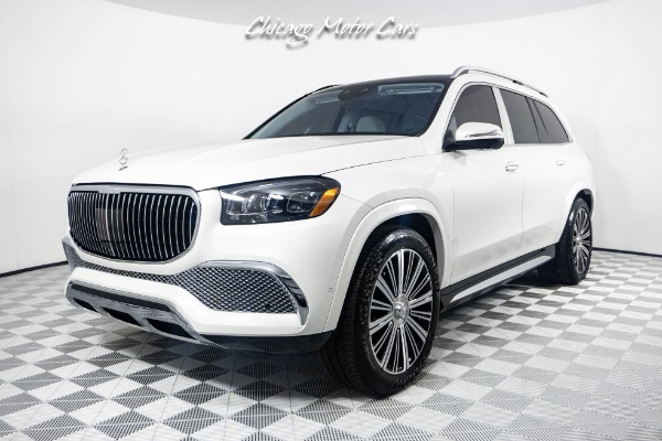 Used 2023 Mercedes-Benz GLS600 Maybach 4MATIC Exclusive Crystal White Interior! Rear Seat Tables! Manufaktur Paint for sale Sold at Chicago Motor Cars in West Chicago IL 60185 6