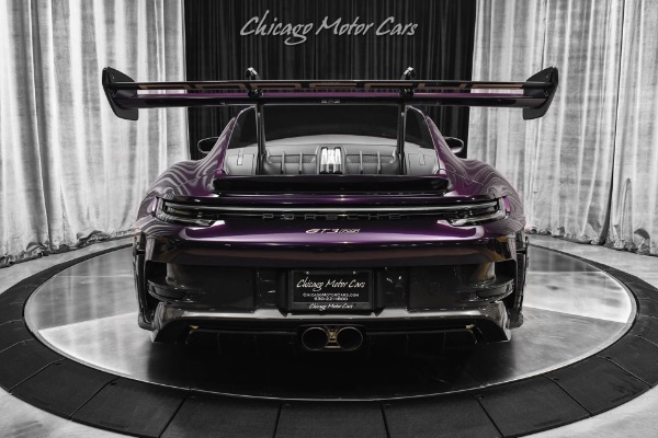 Used 2024 Porsche 911 GT3 RS Weissach Over $60k+ 9design Carbon Fiber Aero Midnight Purple Voodoo Exhaust for sale Sold at Chicago Motor Cars in West Chicago IL 60185 4