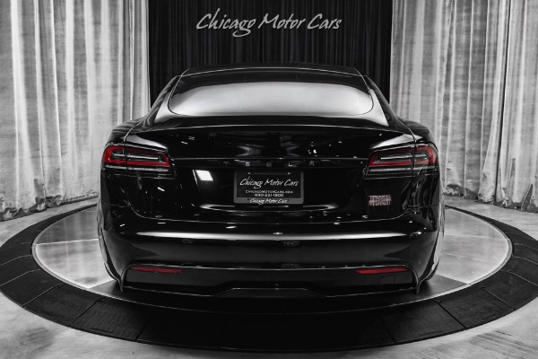 Used 2023 Tesla Model S Plaid Carbon Fiber Only 17K Miles! Autopilot Black/White Serviced! for sale Sold at Chicago Motor Cars in West Chicago IL 60185 4