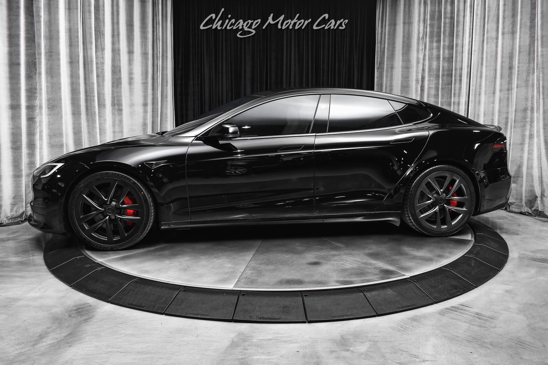Used 2023 Tesla Model S Plaid Carbon Fiber Only 17K Miles! Autopilot Black/White Serviced! for sale Sold at Chicago Motor Cars in West Chicago IL 60185 1
