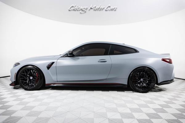 Used 2023 BMW M4 CSL Frozen Brooklyn Grey! JB4 STAGE 2 Only 9K Miles! M Carbon Exterior Pkg! for sale Sold at Chicago Motor Cars in West Chicago IL 60185 2