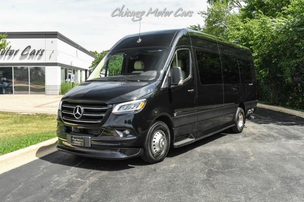 Used 2024 Mercedes-Benz Sprinter 3500 Ultimate Coach Executive TV Bluetooth WIFI Bathroom LOADED for sale Call for price at Chicago Motor Cars in West Chicago IL 60185 2