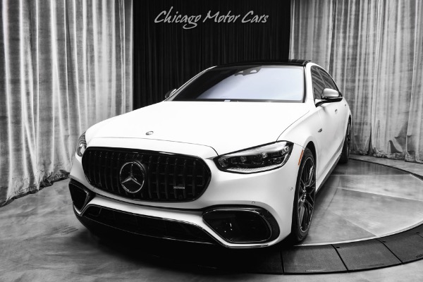 Used 2024 Mercedes-Benz S63 AMG S63 E Performance MSRP $202,810+ Carbon Fiber White Magno LOADED for sale Sold at Chicago Motor Cars in West Chicago IL 60185 2