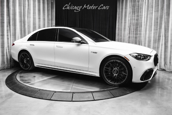 Used 2024 Mercedes-Benz S63 AMG S63 E Performance MSRP $202,810+ Carbon Fiber White Magno LOADED for sale Sold at Chicago Motor Cars in West Chicago IL 60185 6