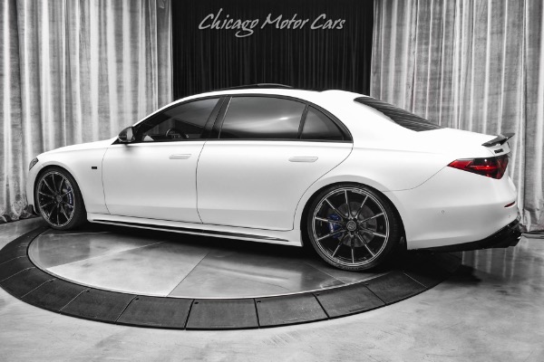 Used 2022 Mercedes-Benz S580 4 Matic Full BRABUS Package! Manufaktur Cashmere White Magno LOADED Perfect! Matte for sale Sold at Chicago Motor Cars in West Chicago IL 60185 3