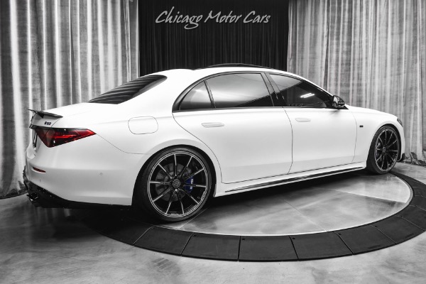 Used 2022 Mercedes-Benz S580 4 Matic Full BRABUS Package! Manufaktur Cashmere White Magno LOADED Perfect! Matte for sale Sold at Chicago Motor Cars in West Chicago IL 60185 5