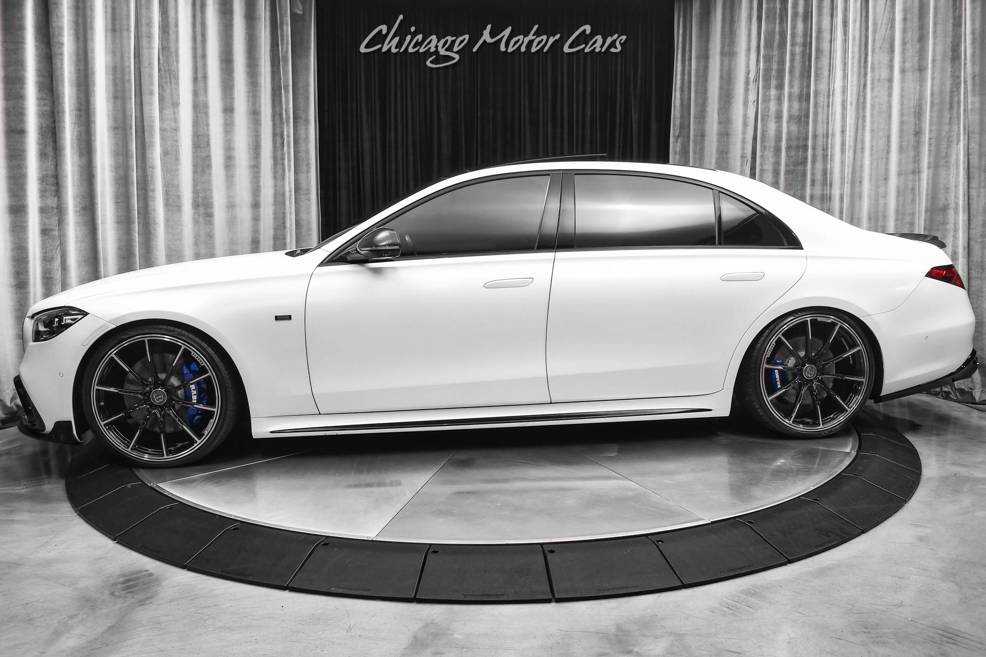 Used 2022 Mercedes-Benz S580 4 Matic Full BRABUS Package! Manufaktur Cashmere White Magno LOADED Perfect! Matte for sale Sold at Chicago Motor Cars in West Chicago IL 60185 1