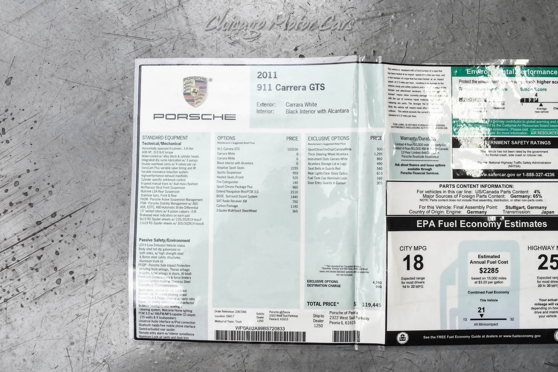 2011 PORSCHE 911 - Image 54