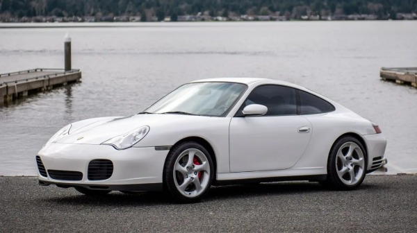 Used 2002 Porsche 911 Carrera 4S Coupe 6 Speed Manual Carrera White Serviced RARE Collectible for sale Sold at Chicago Motor Cars in West Chicago IL 60185 1