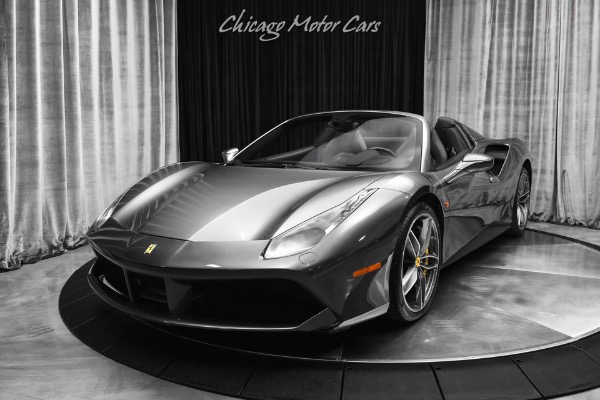 Used 2019 Ferrari 488 Spider Convertible MSRP $333,737+ Carbon Fiber Suspension Lift LOADED Serviced for sale Sold at Chicago Motor Cars in West Chicago IL 60185 2