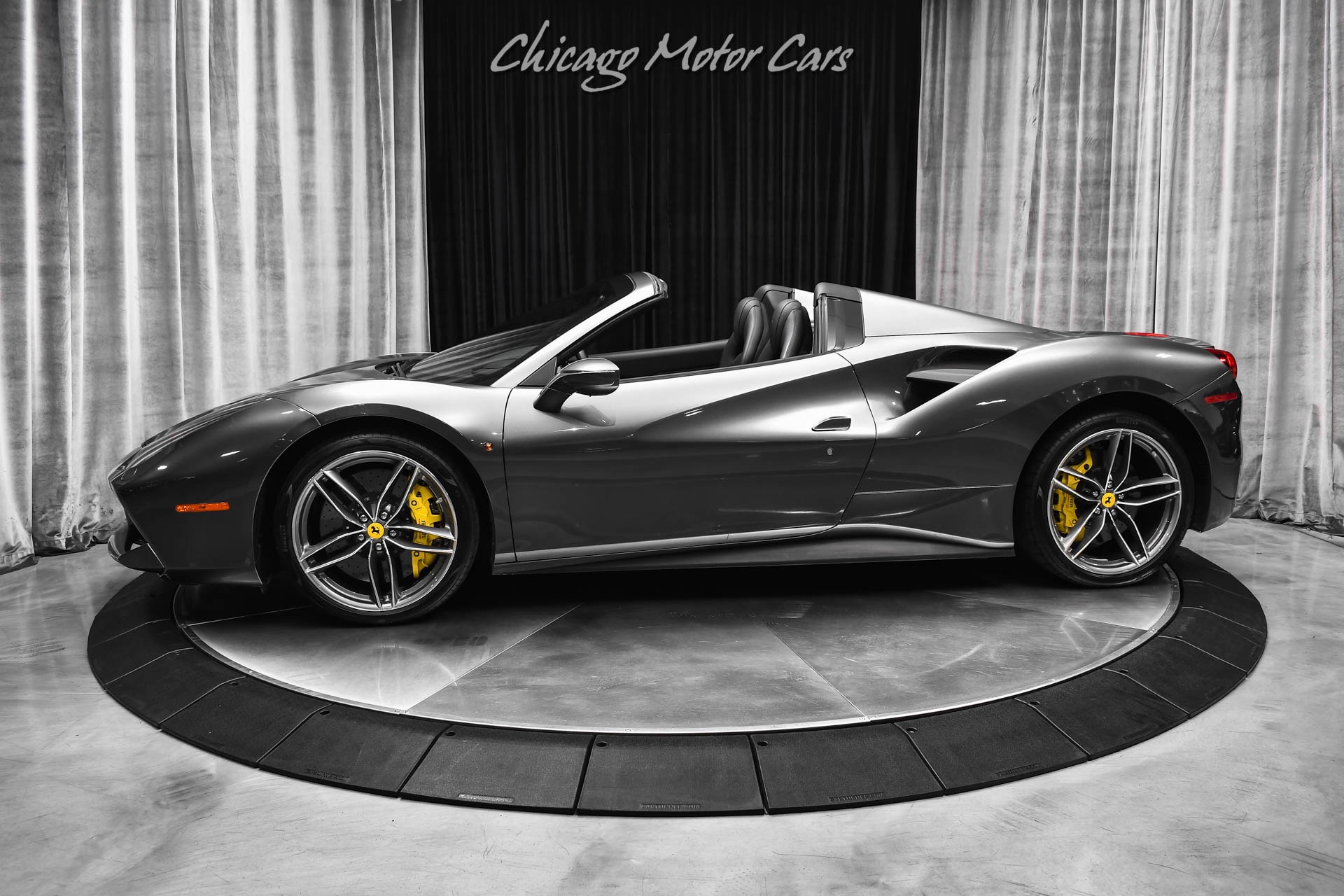 Used 2019 Ferrari 488 Spider Convertible MSRP $333,737+ Carbon Fiber Suspension Lift LOADED Serviced for sale Sold at Chicago Motor Cars in West Chicago IL 60185 1