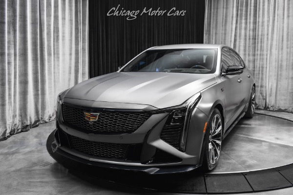 Used 2025 Cadillac CT5-V Blackwing Le Monstre Edition 1 of 101 Carbon Ceramics Blue Carbon Fiber 9 Miles for sale Sold at Chicago Motor Cars in West Chicago IL 60185 2