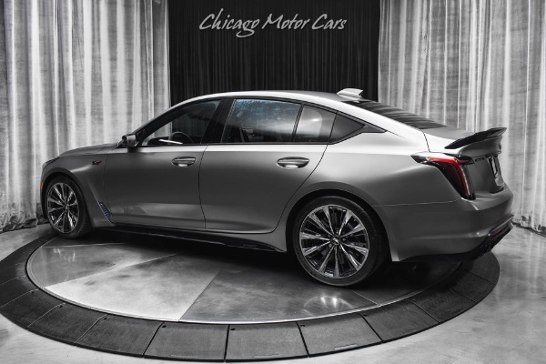 Used 2025 Cadillac CT5-V Blackwing Le Monstre Edition 1 of 101 Carbon Ceramics Blue Carbon Fiber 9 Miles for sale Sold at Chicago Motor Cars in West Chicago IL 60185 3