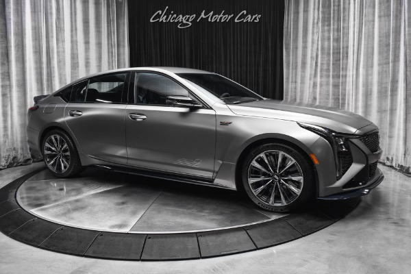 Used 2025 Cadillac CT5-V Blackwing Le Monstre Edition 1 of 101 Carbon Ceramics Blue Carbon Fiber 9 Miles for sale Sold at Chicago Motor Cars in West Chicago IL 60185 6