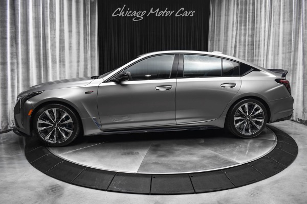 Used 2025 Cadillac CT5-V Blackwing Le Monstre Edition 1 of 101 Carbon Ceramics Blue Carbon Fiber 9 Miles for sale Sold at Chicago Motor Cars in West Chicago IL 60185 1