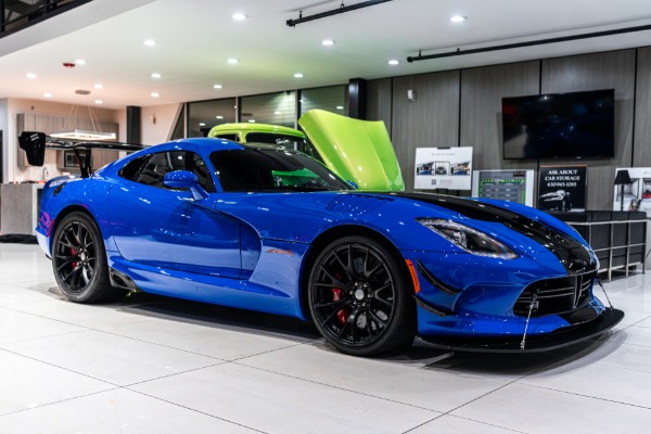 Used 2016 Dodge Viper ACR Extreme Coupe RARE! ONLY 3k Miles! Competition Blue! V10! ONE-OWNER! for sale Sold at Chicago Motor Cars in West Chicago IL 60185 5